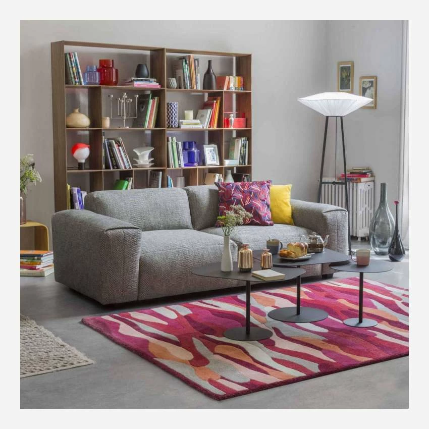 Habitat Coussin En Tissu Bellagio - Gris Vert - 47x47 Cm 6 Habitat Coussin En Tissu Bellagio - Gris Vert - 47x47 Cm – Image 6