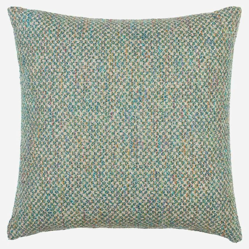 Habitat Coussin En Tissu Bellagio - Gris Vert - 47x47 Cm 1 Habitat Coussin En Tissu Bellagio - Gris Vert - 47x47 Cm