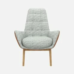 Habitat Fauteuil En Tissu Alba Gris Brume Et Cuir Vintage - Pieds Chêne 8 Habitat Fauteuil En Tissu Alba Gris Brume Et Cuir Vintage - Pieds Chêne -meubles boutique dena fauteuil alba gris cr vt p chene 10275837 1