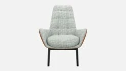 Habitat Fauteuil En Tissu Alba Gris Brume Et Cuir Vintage - Pieds Noirs 10 Habitat Fauteuil En Tissu Alba Gris Brume Et Cuir Vintage - Pieds Noirs -meubles boutique dena fauteuil alba gris cr vt p noir 10275901 2
