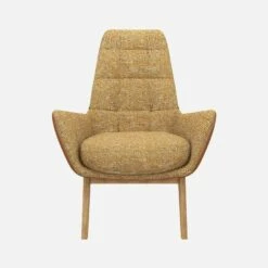 Habitat Fauteuil En Tissu Alba Jaune Soleil Et Cuir Vintage - Pieds Chêne 8 Habitat Fauteuil En Tissu Alba Jaune Soleil Et Cuir Vintage - Pieds Chêne -meubles boutique dena fauteuil alba jaune cr v tp chene 10275845 1
