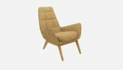 Habitat Fauteuil En Tissu Alba - Jaune Soleil - Pieds Chêne 11 Habitat Fauteuil En Tissu Alba - Jaune Soleil - Pieds Chêne -meubles boutique dena fauteuil alba jaune p chene 10275977 2