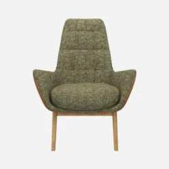 Habitat Fauteuil En Tissu Alba Vert Orage Et Cuir Vintage - Pieds Chêne 8 Habitat Fauteuil En Tissu Alba Vert Orage Et Cuir Vintage - Pieds Chêne -meubles boutique dena fauteuil alba vert cr vt p chene 10275853 1