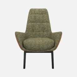Habitat Fauteuil En Tissu Alba Vert Orage Et Cuir Vintage - Pieds Noirs 8 Habitat Fauteuil En Tissu Alba Vert Orage Et Cuir Vintage - Pieds Noirs -meubles boutique dena fauteuil alba vert cr vt p noir 10275917 1