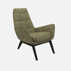 Nouvelles versions -meubles boutique dena fauteuil alba vert p noir 10276047