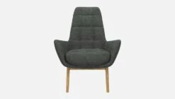 Habitat Fauteuil En Tissu Melina - Gris Ardoise - Pieds Chêne -meubles boutique dena fauteuil melina anthracite p chene 10275477 2