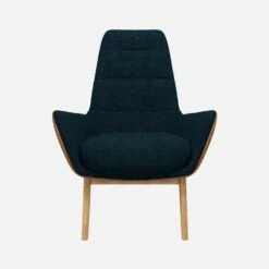 Habitat Fauteuil En Tissu Melina Bleu Encre Et Cuir Vintage - Pieds Chêne 8 Habitat Fauteuil En Tissu Melina Bleu Encre Et Cuir Vintage - Pieds Chêne -meubles boutique dena fauteuil melina bleu cr vt p chene 10275389 1