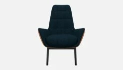 Habitat Fauteuil En Tissu Melina Bleu Encre Et Cuir Vintage - Pieds Noirs 10 Habitat Fauteuil En Tissu Melina Bleu Encre Et Cuir Vintage - Pieds Noirs -meubles boutique dena fauteuil melina bleu cr vt p noir 10275437 2