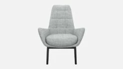 Habitat Fauteuil En Tissu Melina - Gris Asphalte - Pieds Noirs 10 Habitat Fauteuil En Tissu Melina - Gris Asphalte - Pieds Noirs -meubles boutique dena fauteuil melina gris clair p noir 10275541 2