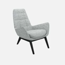 Habitat Fauteuil En Tissu Melina - Gris Asphalte - Pieds Noirs 9 Habitat Fauteuil En Tissu Melina - Gris Asphalte - Pieds Noirs -meubles boutique dena fauteuil melina gris clair p noir 10275545 1