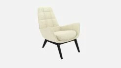 Habitat Fauteuil En Tissu Venezia - Blanc Craie - Pieds Noirs 11 Habitat Fauteuil En Tissu Venezia - Blanc Craie - Pieds Noirs -meubles boutique dena fauteuil venezia beige p noir 10275353 2