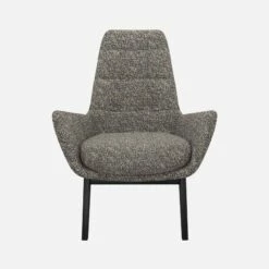 Habitat Fauteuil En Tissu Venezia - Bleu Zingué - Pieds Noirs 8 Habitat Fauteuil En Tissu Venezia - Bleu Zingué - Pieds Noirs -meubles boutique dena fauteuil venezia bleu p noir 10275333 1