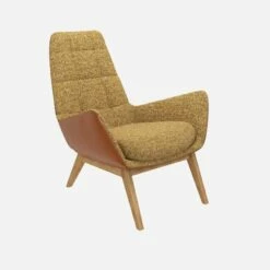 Habitat Fauteuil En Tissu Venezia Jaune épice Et Cuir Vintage - Pieds Chêne 7 Habitat Fauteuil En Tissu Venezia Jaune épice Et Cuir Vintage - Pieds Chêne -meubles boutique dena fauteuil venezia jaune cr vt chene 10275153