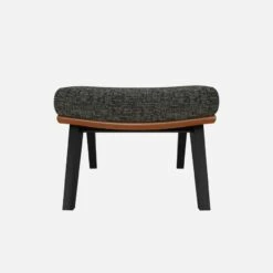 Habitat Repose-pieds En Tissu Alba Gris Nuageet Cuir Vintage - Pieds Noirs 8 Habitat Repose-pieds En Tissu Alba Gris Nuageet Cuir Vintage - Pieds Noirs -meubles boutique dena repose p alba anthr cr vt p noir 10275893 1