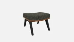 Habitat Repose-pieds En Tissu Alba Gris Nuageet Cuir Vintage - Pieds Noirs 11 Habitat Repose-pieds En Tissu Alba Gris Nuageet Cuir Vintage - Pieds Noirs -meubles boutique dena repose p alba anthr cr vt p noir 10275897 2