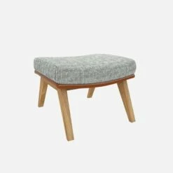 Habitat Repose-pieds En Tissu Alba Gris Brume Et Cuir Vintage - Pieds Chêne 9 Habitat Repose-pieds En Tissu Alba Gris Brume Et Cuir Vintage - Pieds Chêne -meubles boutique dena repose p alba grs cr vt p chene 10275809 1