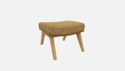 Habitat Repose-pieds En Tissu Alba Jaune Soleil Et Cuir Vintage - Pieds Chêne 11 Habitat Repose-pieds En Tissu Alba Jaune Soleil Et Cuir Vintage - Pieds Chêne -meubles boutique dena repose p alba jaune cr vt p chene 10275817 2