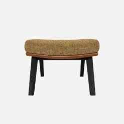 Habitat Repose-pieds En Tissu Alba Jaune Soleil Et Cuir Vintage - Pieds Noirs 8 Habitat Repose-pieds En Tissu Alba Jaune Soleil Et Cuir Vintage - Pieds Noirs -meubles boutique dena repose p alba jaune cr vt p noir 10275877 1