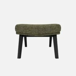 Habitat Repose-pieds En Tissu Alba - Vert Orage - Pieds Noirs 8 Habitat Repose-pieds En Tissu Alba - Vert Orage - Pieds Noirs -meubles boutique dena repose p alba vert p noir 10276013 1