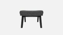 Habitat Repose-pieds En Tissu Lucca - Bleu Zingué - Pieds Noirs 10 Habitat Repose-pieds En Tissu Lucca - Bleu Zingué - Pieds Noirs -meubles boutique dena repose p lucca bleu p noir 10275765 2