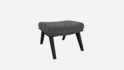 Habitat Repose-pieds En Tissu Lucca - Bleu Zingué - Pieds Noirs 11 Habitat Repose-pieds En Tissu Lucca - Bleu Zingué - Pieds Noirs -meubles boutique dena repose p lucca bleu p noir 10275769 2