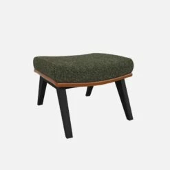 Habitat Repose-pieds En Tissu Lucca Vert Mousse Et Cuir Vintage - Pieds Noirs 9 Habitat Repose-pieds En Tissu Lucca Vert Mousse Et Cuir Vintage - Pieds Noirs -meubles boutique dena repose p lucca vert cr vt p noir 10275617 1