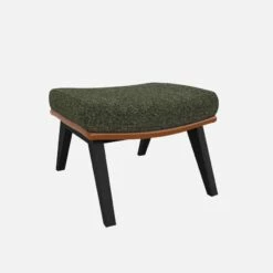 Habitat Repose-pieds En Tissu Lucca Vert Mousse Et Cuir Vintage - Pieds Noirs 7 Habitat Repose-pieds En Tissu Lucca Vert Mousse Et Cuir Vintage - Pieds Noirs -meubles boutique dena repose p lucca vert cr vt p noir 10275617