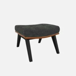 Habitat Repose-pieds En Tissu Melina Gris Ardoise Et Cuir Vintage - Pieds Noirs 9 Habitat Repose-pieds En Tissu Melina Gris Ardoise Et Cuir Vintage - Pieds Noirs -meubles boutique dena repose p melina anthr cr vt p noir 10275409 1