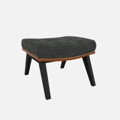 Habitat Repose-pieds En Tissu Melina Gris Ardoise Et Cuir Vintage - Pieds Noirs 7 Habitat Repose-pieds En Tissu Melina Gris Ardoise Et Cuir Vintage - Pieds Noirs -meubles boutique dena repose p melina anthr cr vt p noir 10275409