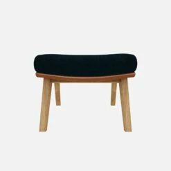 Habitat Repose-pieds En Tissu Melina Bleu Encre Et Cuir Vintage - Pieds Chêne 8 Habitat Repose-pieds En Tissu Melina Bleu Encre Et Cuir Vintage - Pieds Chêne -meubles boutique dena repose p melina bleu cr vt p chene 10275365 1