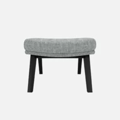 Habitat Repose-pieds En Tissu Melina - Gris Asphalte - Pieds Noirs 8 Habitat Repose-pieds En Tissu Melina - Gris Asphalte - Pieds Noirs -meubles boutique dena repose p melina gris clair p noir 10275517 1