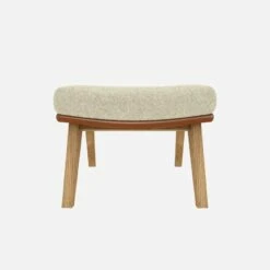 Habitat Repose-pieds En Tissu Venezia Blanc Craie Et Cuir Vintage - Pieds Chêne 8 Habitat Repose-pieds En Tissu Venezia Blanc Craie Et Cuir Vintage - Pieds Chêne -meubles boutique dena repose p venezia beige cr vt chene 10275125 1