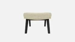 Habitat Repose-pieds En Tissu Venezia - Blanc Craie - Pieds Noirs 10 Habitat Repose-pieds En Tissu Venezia - Blanc Craie - Pieds Noirs -meubles boutique dena repose p venezia beige p noir 10275317 2