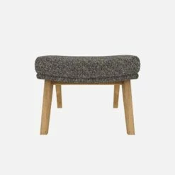 Habitat Repose-pieds En Tissu Venezia - Bleu Zingué - Pieds Chêne 8 Habitat Repose-pieds En Tissu Venezia - Bleu Zingué - Pieds Chêne -meubles boutique dena repose p venezia bleu p chene 10275237 1