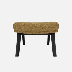 Habitat Repose-pieds En Tissu Venezia - Jaune épice - Pieds Noirs