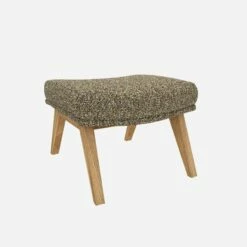 Habitat Repose-pieds En Tissu Venezia - Vert Lichen - Pieds Chêne 7 Habitat Repose-pieds En Tissu Venezia - Vert Lichen - Pieds Chêne -meubles boutique dena repose p venezia vert p chene 10275265