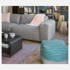 Habitat Dessus De Lit Réversible En Coton Lavé - 230 X 260 Cm - Rose Corail Et Beige -meubles boutique dessus de lit reversible en coton lave 230 x 260 cm corail et beige 1333797