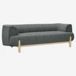 Habitat Canapé 3 Places En Tissu - Gris Ardoise - Design By Anthony Guerrée -meubles boutique divano in tessuto a 3 posti grigio ardesia design by anthony guerree 11215381