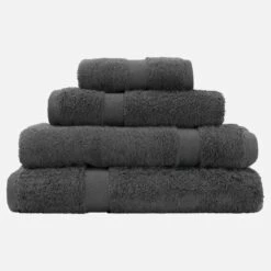 Habitat Drap De Bain En Coton - 100 X 150 Cm - Gris -meubles boutique drap de bain en coton 100 x 150 cm gris 1327305