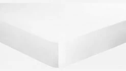 Habitat Drap Housse En Satin De Coton - 140 X 200 Cm - Blanc -meubles boutique drap housse en coton 140 x 200 cm blanc 1092219 2