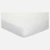 Habitat Drap Housse En Coton - 140 X 200 Cm - Blanc