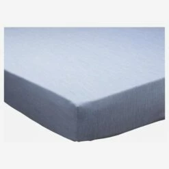 Habitat Drap Housse En Coton - 140 X 200 Cm - Bleu