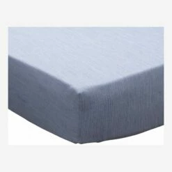 Habitat Drap Housse En Coton - 140 X 200 Cm - Bleu -meubles boutique drap housse en coton 140 x 200 cm bleu 1271729 1