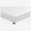 Habitat Drap Housse En Coton - 160 X 200 Cm - Blanc
