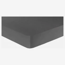 Habitat Drap Housse En Satin De Coton - 180 X 200 Cm - Gris