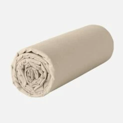 Habitat Drap Housse En Coton - 90 X 200 Cm - Beige