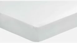 Habitat Drap Housse En Coton - 90 X 200 Cm - Blanc -meubles boutique drap housse en coton 90 x 200 cm blanc 1092267 2