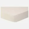 Habitat Drap Housse En Coton Lavé - 160 X 200 Cm - Beige