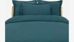 Habitat Drap Housse En Lin - 140 X 200 Cm - Vert -meubles boutique drap housse en lin 140 x 200 cm vert 1211239 2