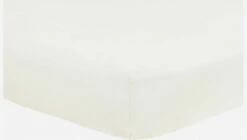 Habitat Drap Housse En Lin - 160 X 200 Cm - Blanc -meubles boutique drap housse en lin 160 x 200 cm blanc 1087041 2